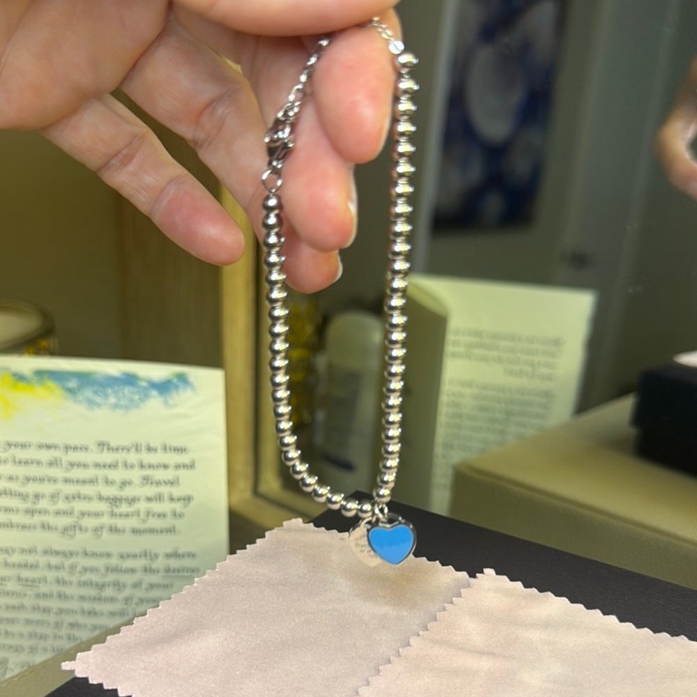 Silver Heart Charm Bracelet